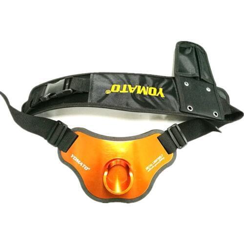 Gimbal Fishing Belt Rod Holder Big Game Aluminum alloy Adjustable Fishing Belt Stand Up Fishing Waist Belt Rod Pole Holder