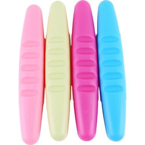 4 Colors Portable Plastic Toothbrush Storage Box Travel Toothbrushes Holder Tooth Brush Organizer Teeth Brush Container