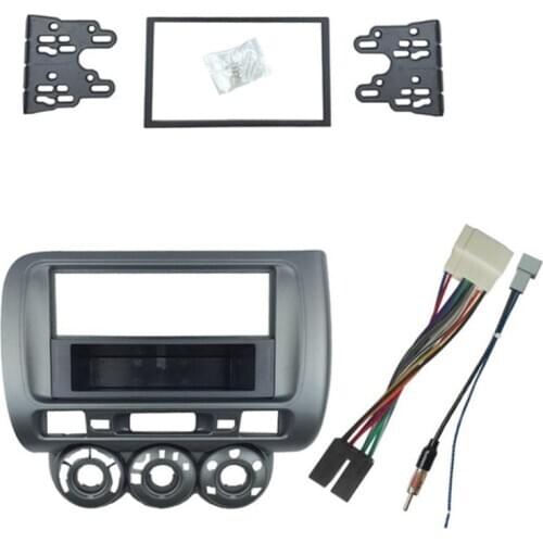 Radio Fascia for Honda Jazz City One Din Dvd Stereo Cd Panel Mount Installation Trim Kit Frame Bezel