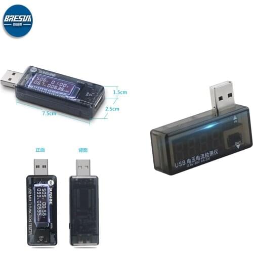 S-302USB Tester DC Power Meter 3V-9V Digital Voltmeter Voltimetro Volt Meter Power Bank Wattmeter Voltage Tester Doctor Detector
