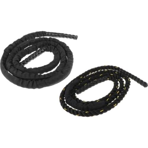 Battle Exercise Training Rope, Skipping Rope, Jump Rope 0.98 inch Diameter - Durable Protective Sleeve