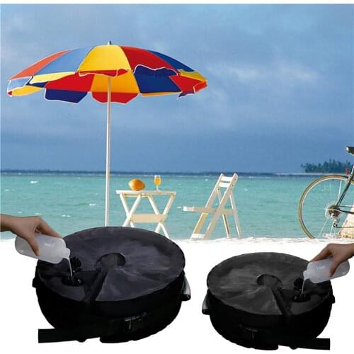 Outdoor Patio Umbrella Base Weight Bag Weatherproof Parasol Umbrella Heavy Duty Sand Bags Stand Base For Outdoor Terrace Beach