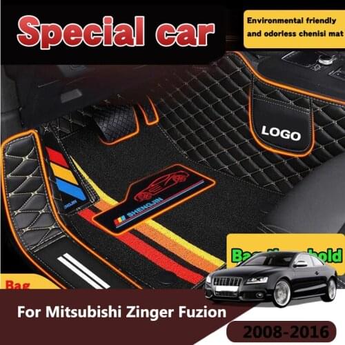 High Quality For Mitsubishi Zinger Fuzion 2016 2015 2014 2013 2012 2011 2010 2009 2008 (7 Seater) Car Floor Mats Accessories