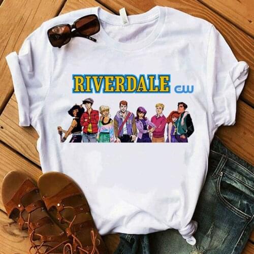 2021 Summer Women T-shirt Clothing Riverdale T Shirt for Women Printed Streetwear Fashion T-shirt Short Sleeve top Shirt Cartoon