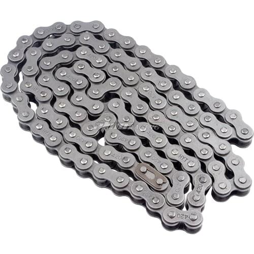 420 Chain Link with Connecting Master Link for 50cc 70cc 90cc 110cc 125cc Motorcycle Dirt Pit Bike ATV Quad Go Kart 4 wheeler Ho