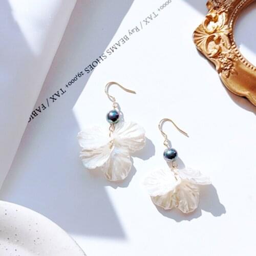2 Pcs/Lot Tassel Acrylic Earrings For Women Bohemian Earrings Set Big Geometric Drop Earring 2020 Pearl Earrings Set DIY Fashion