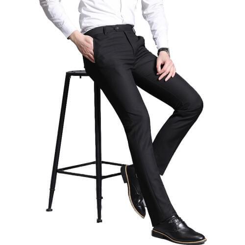 2020 Brand Men Casual Pant Men Spring Business Trousers Male Classic Dress Pant Straight Fashion Pants Office Trousers Men 28-36
