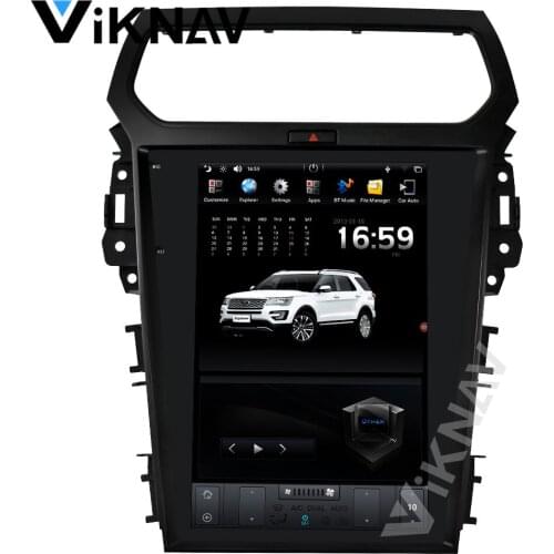 Android System 12.1 inch vertical screen Car GPS Navigation For-Ford Explorer 2013-2018 Multimedia DVD Player