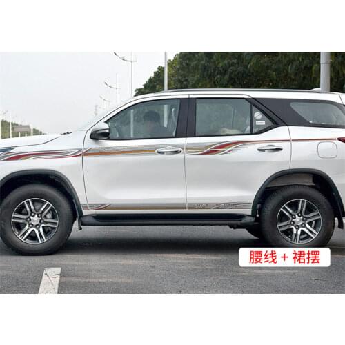 Car stickers FOR Toyota Fortuner 2016-2021 car exterior decoration personalized fashion custom decals