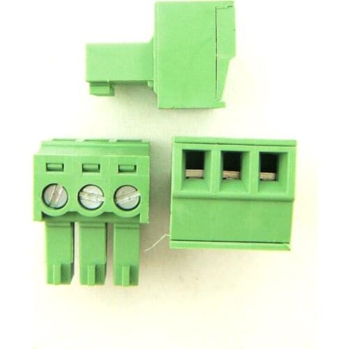 Free shipping (10pcs/lot) 15EDG-3.81-3P 3Pin Plug Screw Terminal Block ROHS connector 3.81mm terminal pluggable