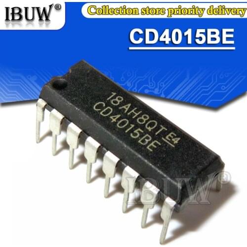 100PCS CD4015BE DIP16 CD4015 DIP-16 DIP CD4015BD
