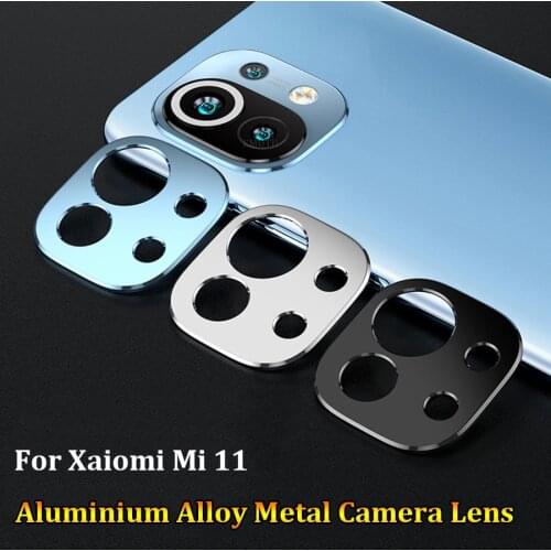 For Xiaomi Mi 11 Mi11 3D Metal Camera Cover Redmi K40 Pro Lens Screen Protector Case Bumper Guard Xiomi Redmi K40Pro Glass 4G 5G