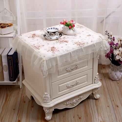 Home fabric garden bedside table cover multi-purpose dust cover