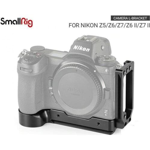 SmallRig Z6 Camera L-Bracket for Nikon Z6 & for Nikon Z7 Camera w/ Arca-Type Quick Release plate for vertical or horizontal 2258
