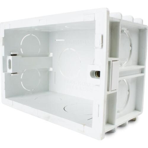 Livolo Free Choose, White Plastic Materials, 101mm*67mm US Standard Internal Mount Box for 118mm*72mm Standard Wall Light Switch