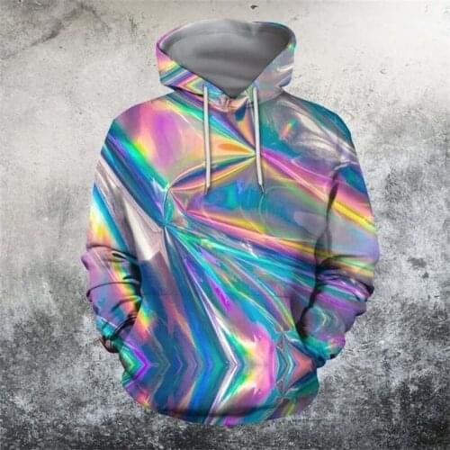 XS-7XL Psychedelic pattern 3D Printed Men Hoodie Harajuku Fashion Hooded Sweatshirt trippy Tie-dye Street Unisex hoodies
