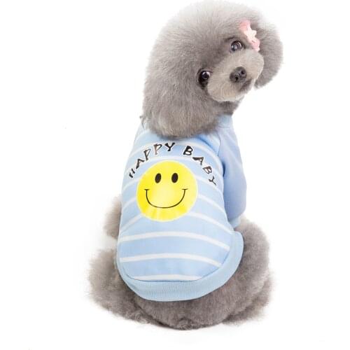 Dog Clothes for Small Dogs Cute Printed summer Pets tshirt Puppy Dog Clothes Pet Cat Vest Cotton T Shirt Pug Apparel Costumes