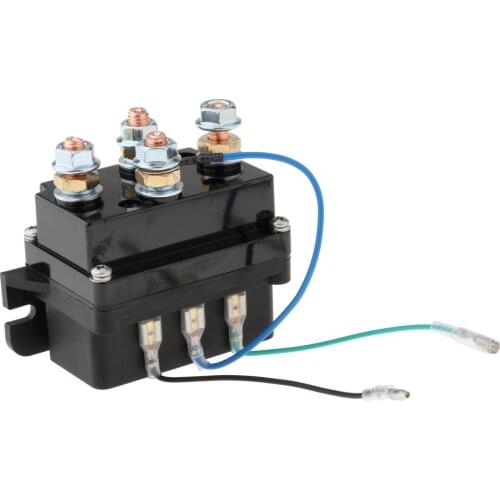 Solenoid Winch Relay Switch Thumb w/ Remote Controls for UTV 4X4 Vehicles