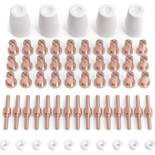 60 Pieces of Plasma Cutting Consumables for Cut40 50 Flashlight with Plasma Cutter PT31 LG40