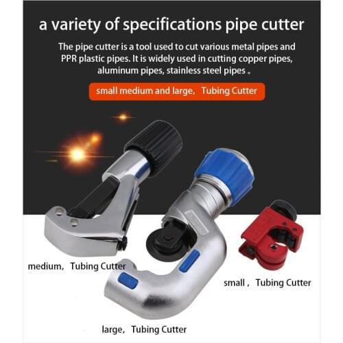 Tubing Cutters Copper Metal Tube Tubing Cutter Pipe Slice Aluminum Iron Knife Cut Copper Aluminum Iron Metal Plumbing Tool