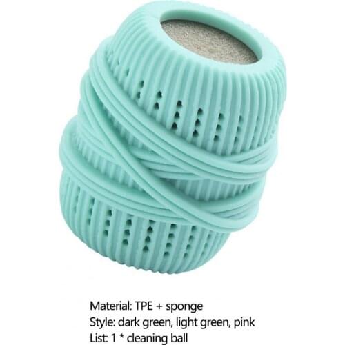 Laundry Cleaning Ball Reusable Remove Stubborn Stains Multicolour Durable Washing Machine Wash Balls Smart Home Items Protector
