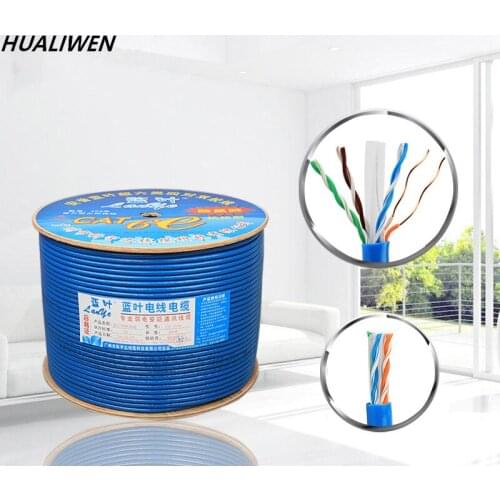 Super Category 6 0.58 Oxygen-free Copper Twisted Pair Broadband Monitoring Unshielded Network Cable