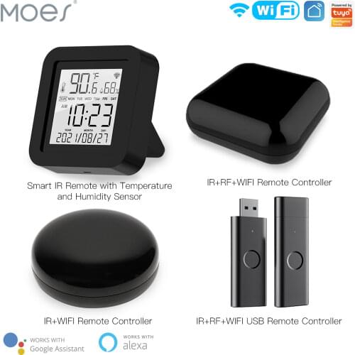 2020 New WiFi RF IR Universal Remote Controller RF Appliances Appliances Tuya Smart Life App Voice Control via Alexa Google Home
