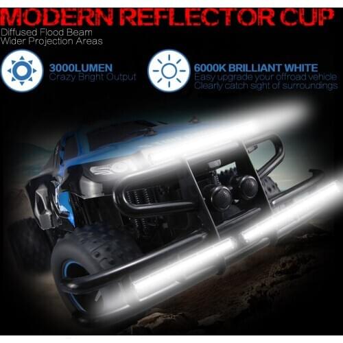 1Pcs 13inch 36W Led Light Bar Spotlight Offroad 4WD SUV ATV Driving Work Lamp One Rows Led Light Bar Modified Off-road Lights