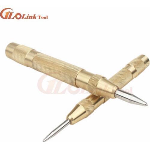 1pcs HSS Center Punch Stator Punching Automatic Center Pin Punch Spring Loaded Marking Drilling Tool for steel board walls