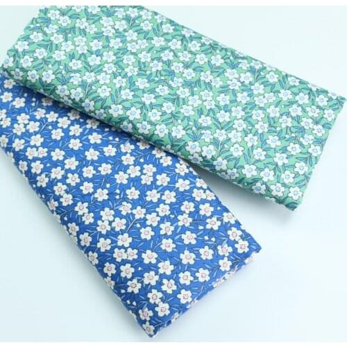 160cm*50cm flowers small leaves cotton fabric DIY bedding apparel dress patchwork fabric kids handwork cotton cloth tecido