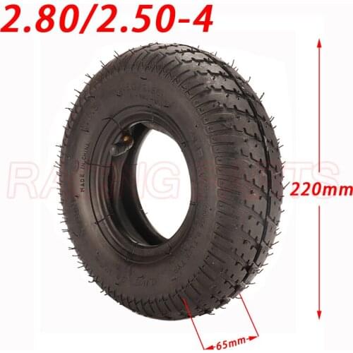 2.80/2.50-4Tire with Inner Tube 2.80/2.50-4 fits Gas / Electric Scooter ATV Elderly Mobility Scooter Motorcycles bikecle