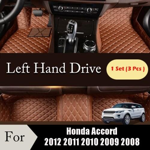 Car Floor Mats For Honda Accord 2012 2011 2010 2009 2008 Rugs Dash Pads Cargo Liners Pads Auto Interior Accessories Waterproof