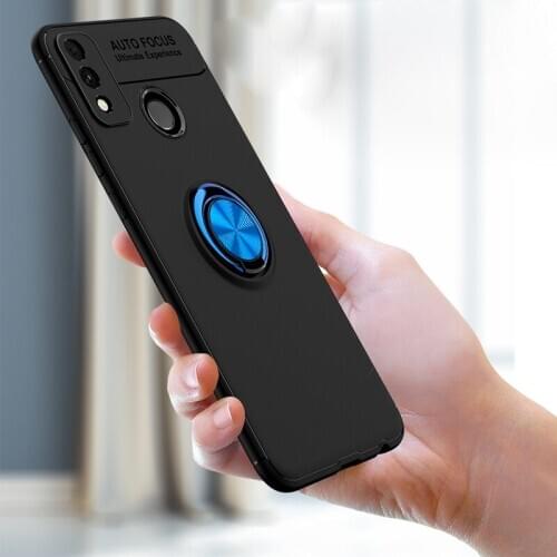 Case for Honor 9X Lite Magnetic Car Finger Ring Holder Soft TPU Shockproof Case For Huawei Honor 9X Lite JSN-L21 JSN-L22 JSN-L23