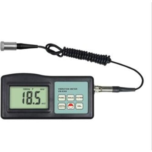 LANDTEK VM-6360 Digital Vibration Meter Vibrometer Gauge Tester 10Hz-10kHz VM6360
