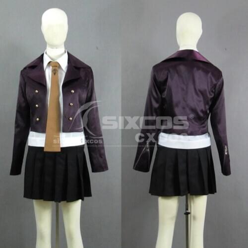 Danganronpa Kirigiri Kyouko Cosplay Costume Full Set Uniform Skirt Female Halloween Role Play Clothing High-End Custom Make