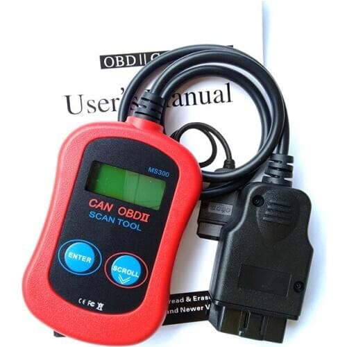 Diagnostic Tool MS300 OBD2 EOBD Scanner OBDII Car Auto Scan Engine Code Reader MaxiScan MS300 OBD2 Auto Data Scanner