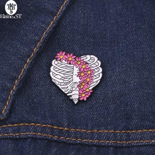 ELAINE ST Flower Brooches For Clothes