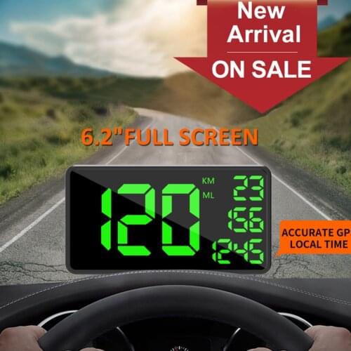 GPS Speedometer C80 C19 Speed Odometer HUD Display Digital Speed Alarm MPH KMH Altitude Display Projector Alarm System