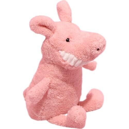 Simulation Animal Plush Toy Children Kawaii Smile Toothy Creative Piglet Unicorn Comfort Doll Cute Cartoon Stuffed Plush Toys