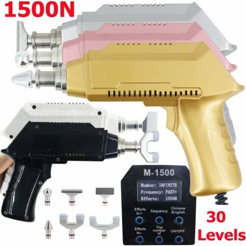 Chiropractic Gun Adjustable Bone Correction Gun Therapy Chiropractic Adjusting Tool 30 Levels 6 Heads Spine Correction Massager