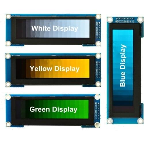 IPS 3.12 inch 7P SPI White/Green/Yellow/Blue OLED Screen Module 5V SSD1322 Drive IC 256*64