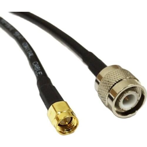 1PC New RG58 Coaxial Cable Pigtail SMA Male Plug To TNC male Connector Adapter 50CM/100CM Wholesale