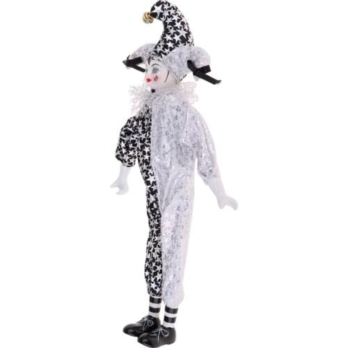 38cm Christmas Gifts Porcelain Doll Collectibles Handmade Clown Doll Vintage Doll Collectibles by Collectors #1