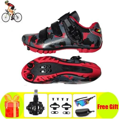 Mtb Cycling Shoes Sapatilha Ciclismo Self-Locking Mountain Bike Men Athletic Racing Ultralight Breathable Sneaker