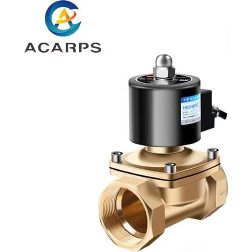 2" Brass Explosion Proof Solenoid Valve Normally Closed Natural Gas Valve Solenoid Control Valve 220V 110V 24V 12V