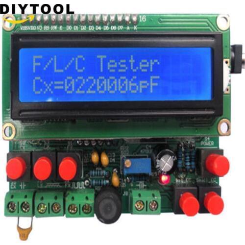 LCD Digital frequency counter Secohmmeter Capacitance Meter DIY Kit Frequency Meter cymometer Inductance Tester frequenzimetro