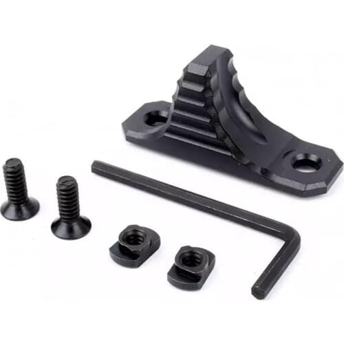 M-LOK Handstop Kit Angeled Foregrip Accessories with Guide Rail Tactical MLOK Handguard for M4 M16 AR10 AR15 Gun Accessories