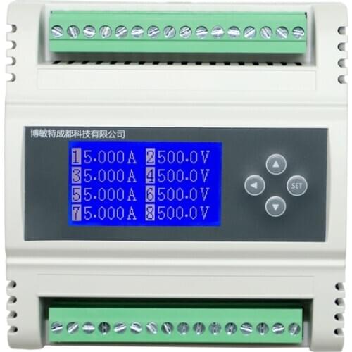 Multi-channel Equipment, High-precision Intelligent DC and AC Voltage and Current Meter, Digital Display, Dual Display, Measurem