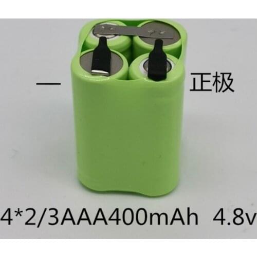 Ni-MH 2/3AAA400mAh 4.8v razor flashlight rechargeable battery 400mah 2/3 AAA