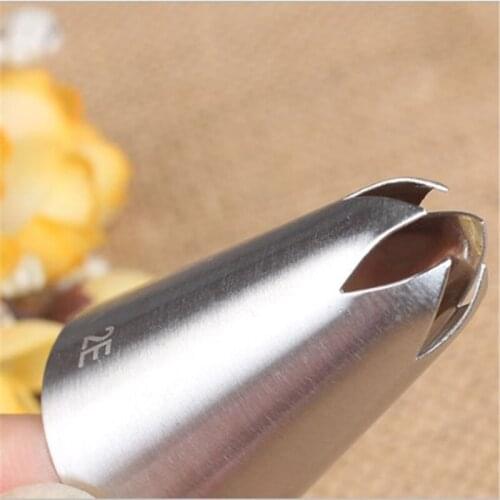 Piping Icing Nozzle for Cream Pastry Accessories Stainless Steel Cake Cream Decoration Pastry Baking Tools for Fondant Cake